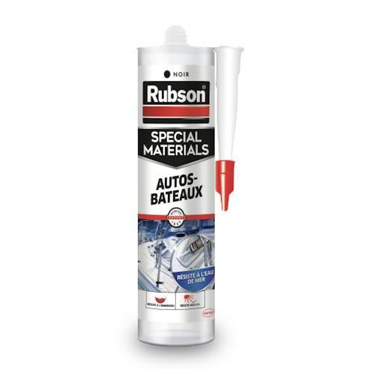 rubson Mastic silicone autos bateaux noir - 3034891