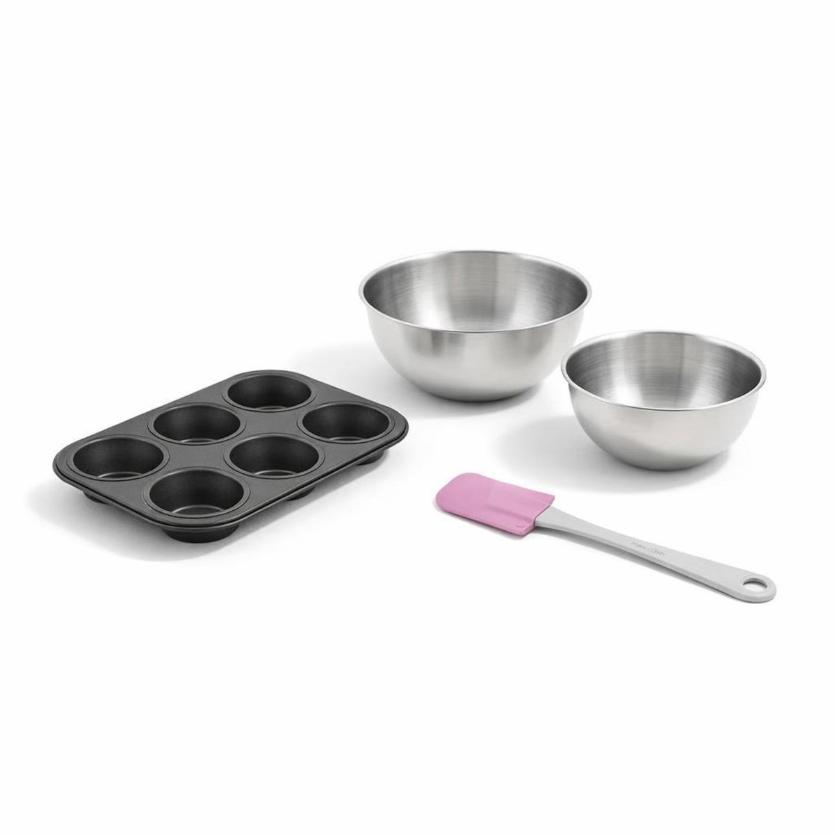 ZENKER Set de 4 ustensiles de pâtisserie moule à gâteaux 2 bols et spatule pâtisserie Black mettallic Black mettallic Zenker  Black mettallic