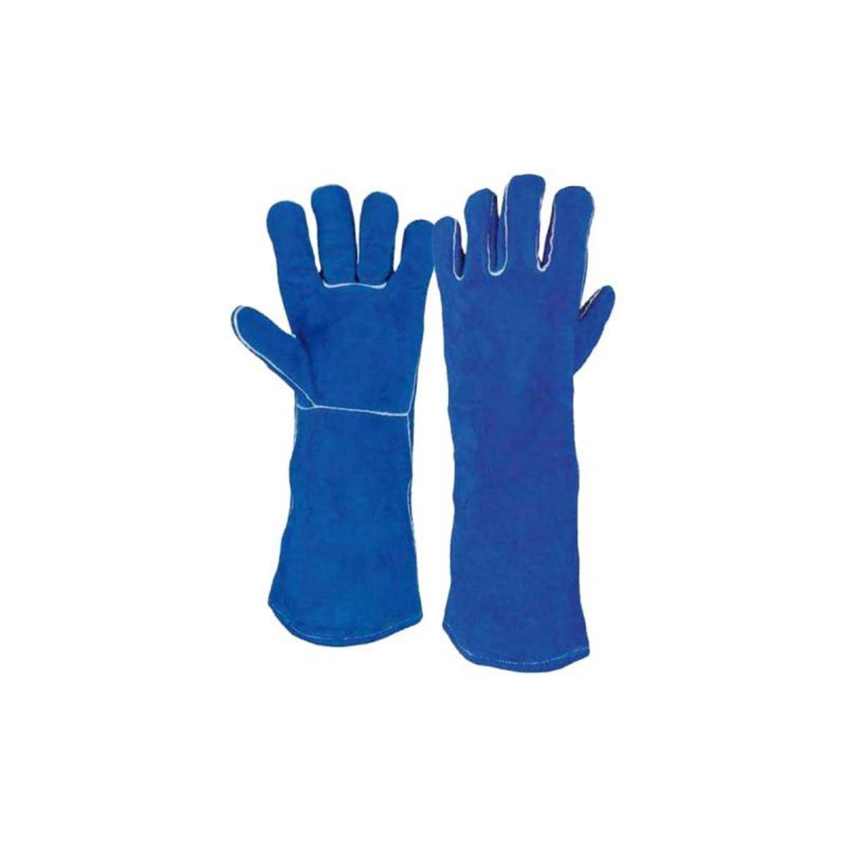 Ks Tools Gants KS TOOLS - En cuir - Long - Pour soudeur - Taille M - 985.7038