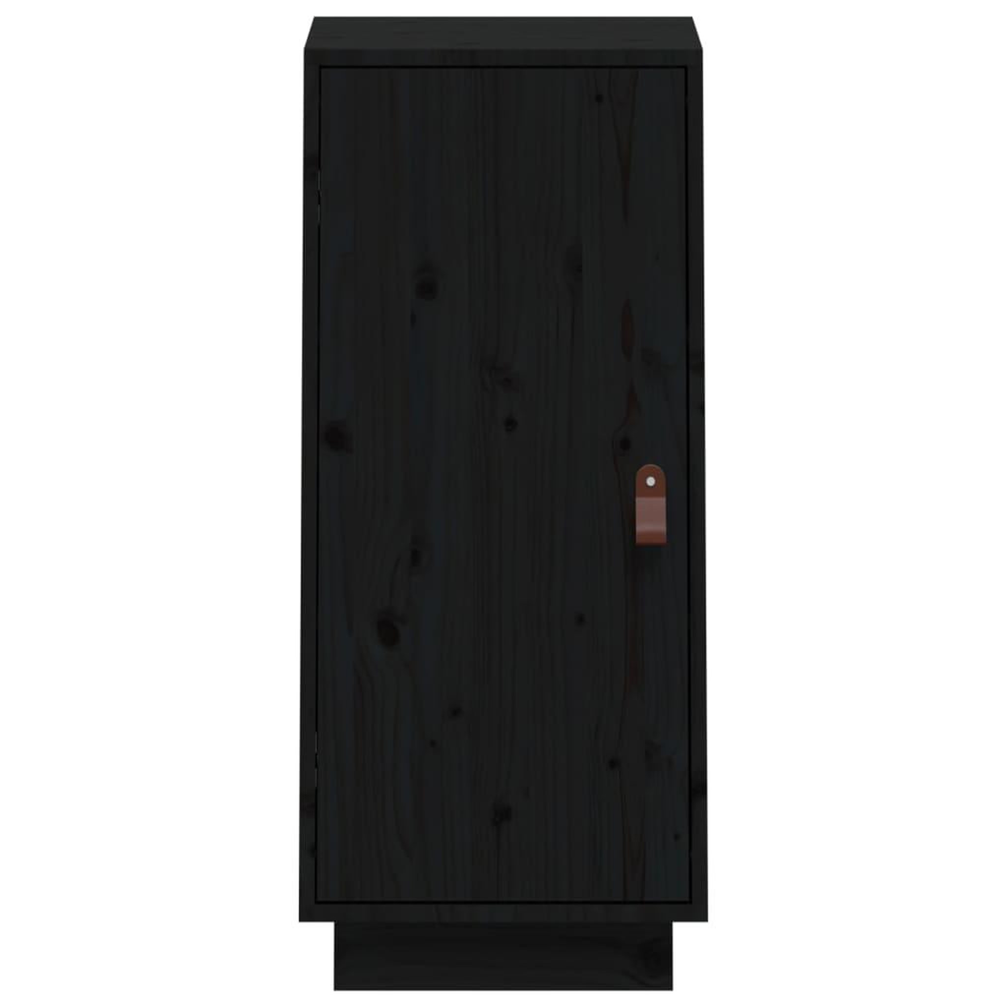 Voir la diapositive 3 : VIDAXL Buffet Noir 34x40x75 cm Bois massif de pin