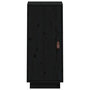 Voir la diapositive 3 : VIDAXL Buffet Noir 34x40x75 cm Bois massif de pin