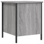 Voir la diapositive 2 : VIDAXL Banc de rangement sonoma gris 40x42,5x50 cm bois d'ingenierie