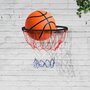 Voir la diapositive 6 : BUMBER Arceau de Basket-Ball mural MALIBU Diamètre 45 cm et filet – fixation murale incluse