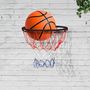 Voir la diapositive 6 : BUMBER Arceau de Basket-Ball mural MALIBU Diamètre 45 cm et filet – fixation murale incluse