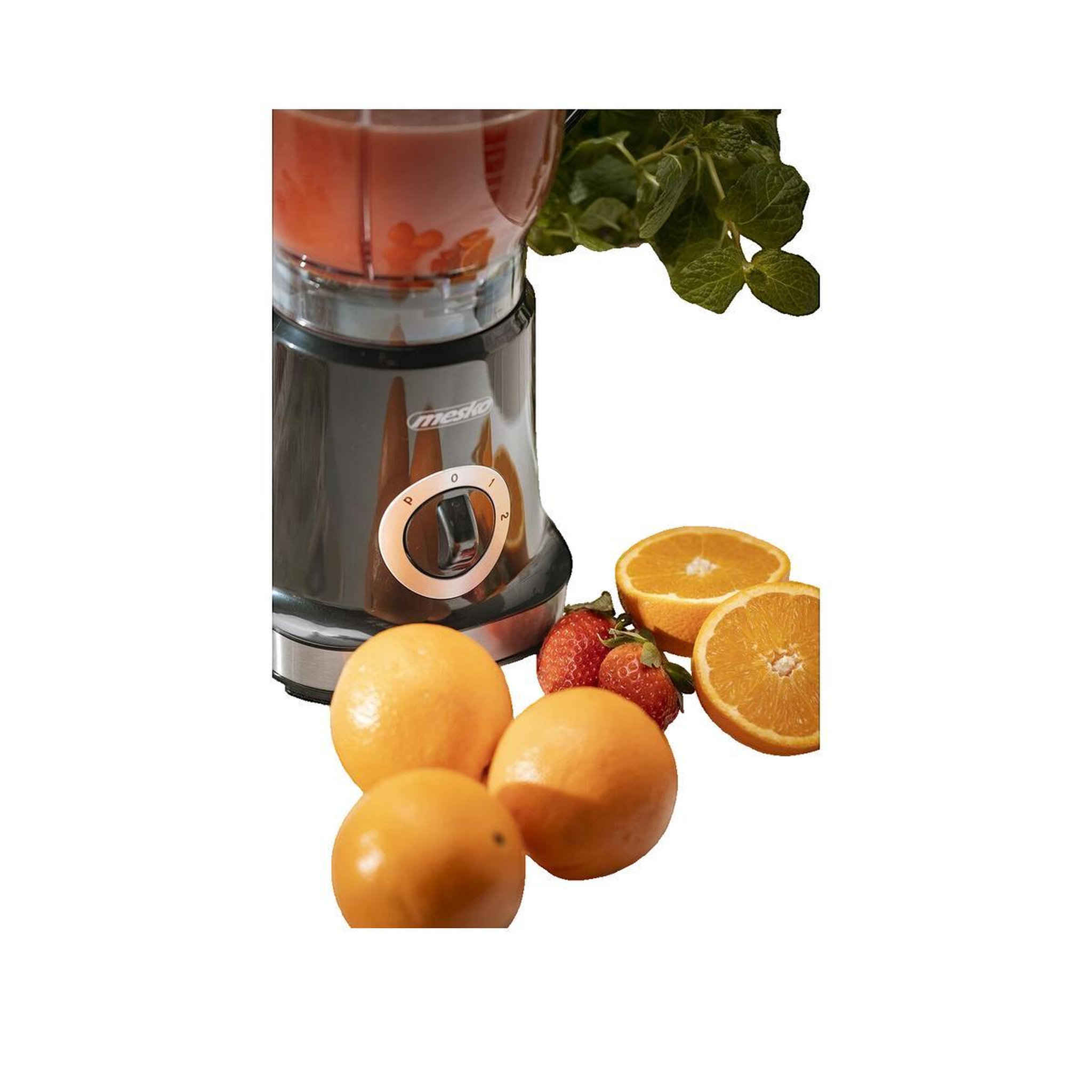 Voir la diapositive 3 : MEYKO Blender mesko MS 4079 Noir et Argent