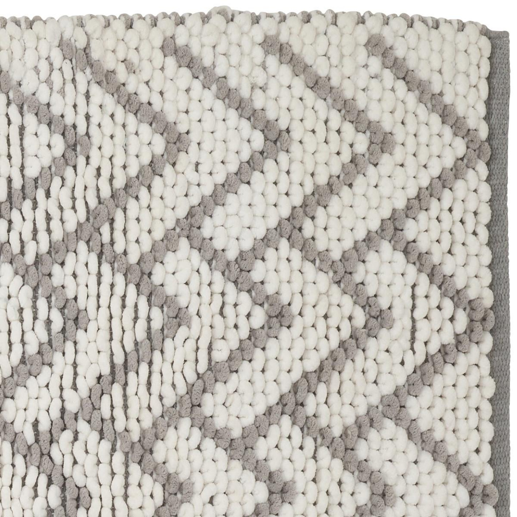 Voir la diapositive 3 : GUY LEVASSEUR Tapis de bain déco en polycoton