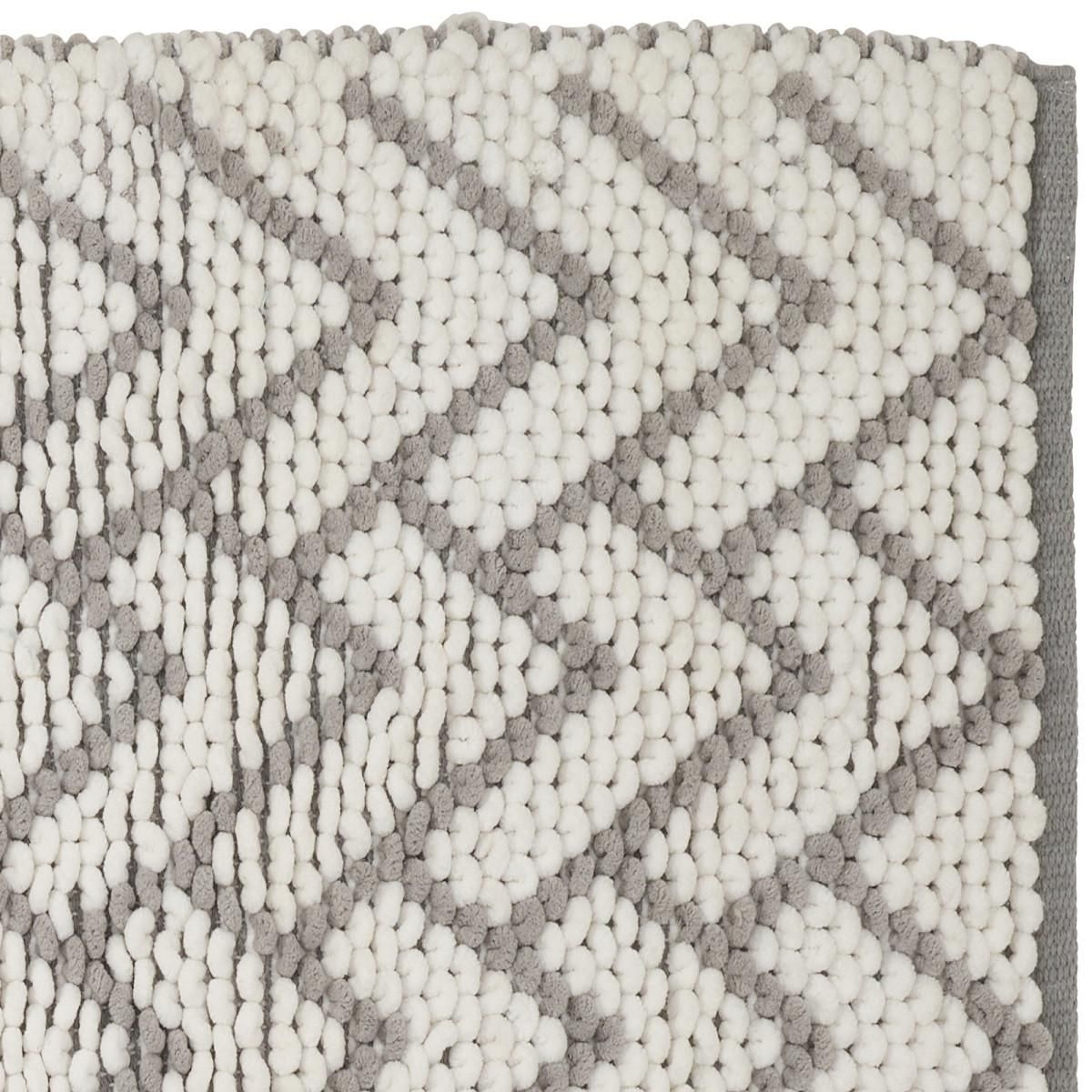 GUY LEVASSEUR Tapis de bain déco en polycoton