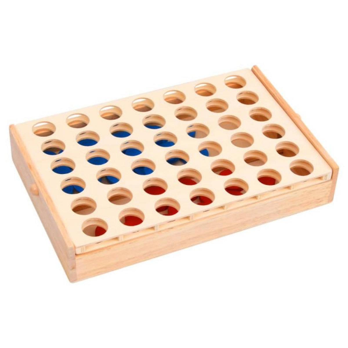 VIDAXL Jeu 4 en ligne 24x15x4 cm Bois solide