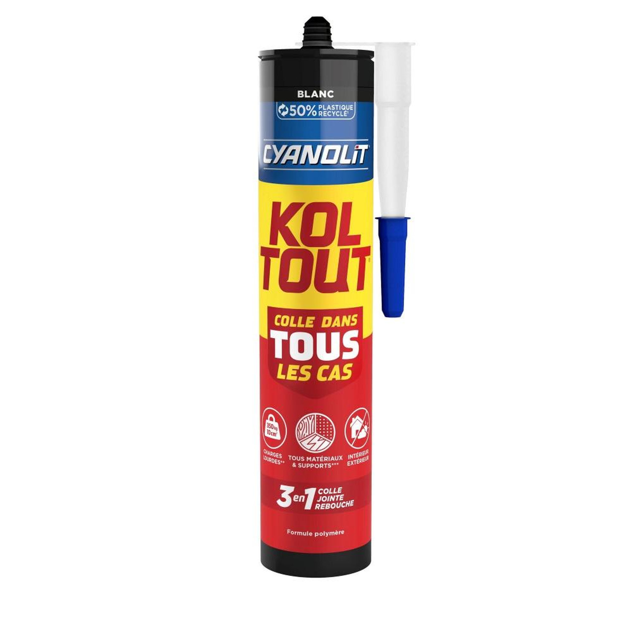CYANOLIT Colle blanche, koltout cyanolit, cartouche 290 ml
