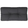 Voir la diapositive 2 : VIDAXL Coussin de palette noir 70x40x12 cm tissu