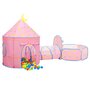 Voir la diapositive 2 : VIDAXL Tente de jeu pour enfants avec 250 balles Rose 301x120x128 cm