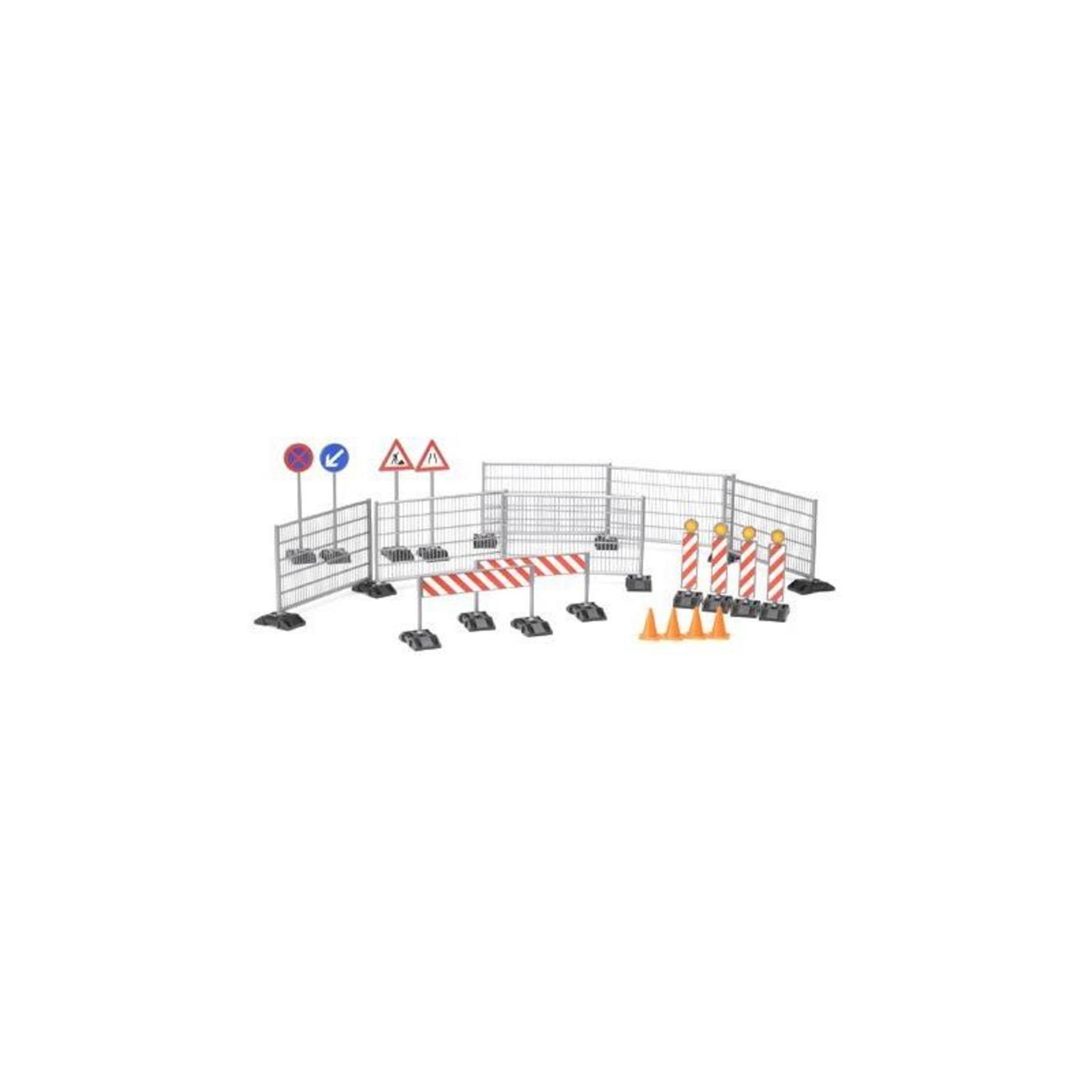 Bruder Set de construction - Barrières et signalisations