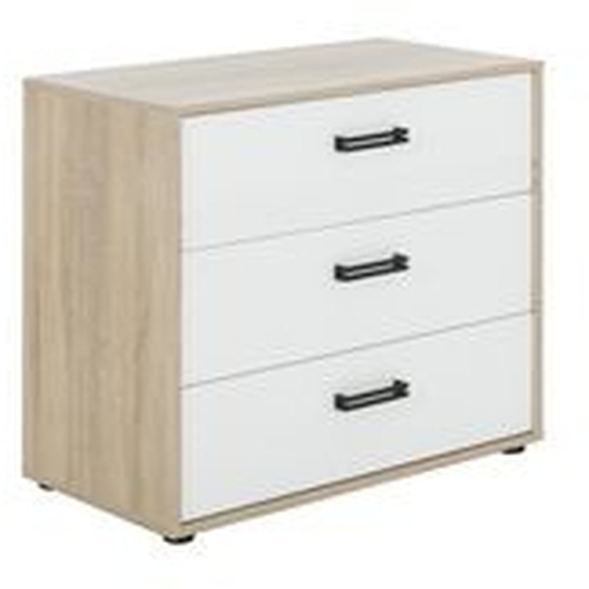 Voir la diapositive 1 : Commode 3 tiroirs L81xH73xP41cm ALLAN