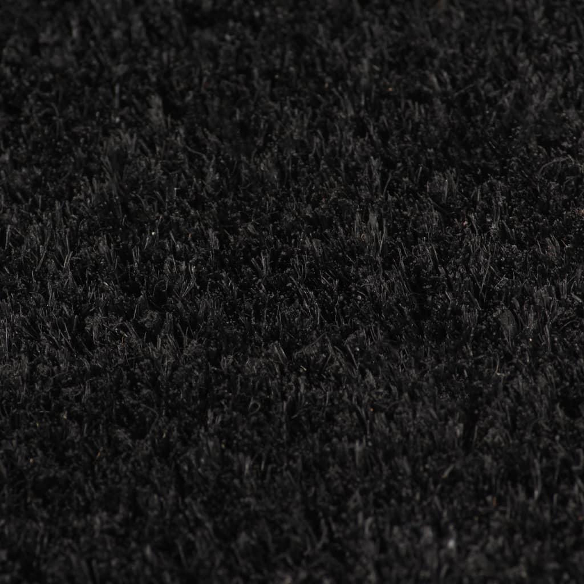 Voir la diapositive 3 : VIDAXL Tapis de porte 5 pcs noir 40x60 cm fibre de coco touffete