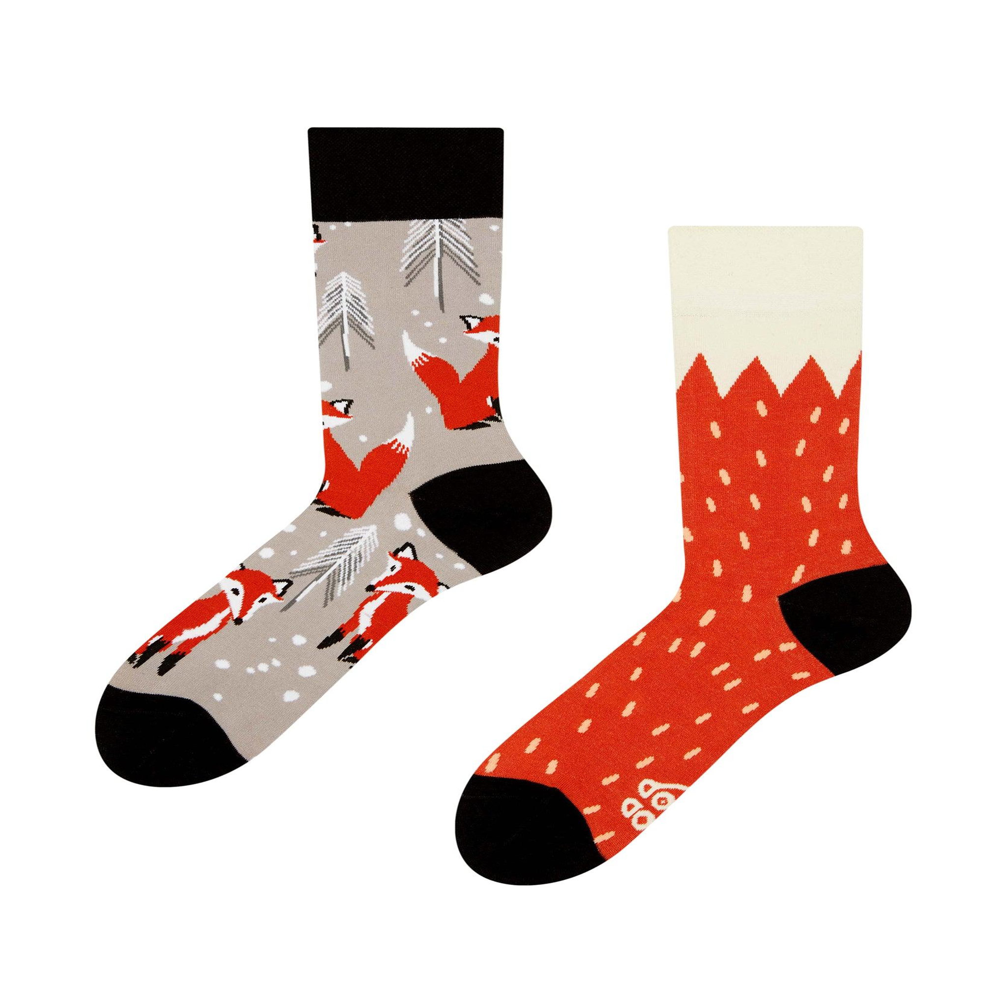 DEDOLES Chaussettes dedoles renards. Coloris disponibles : Multicolore