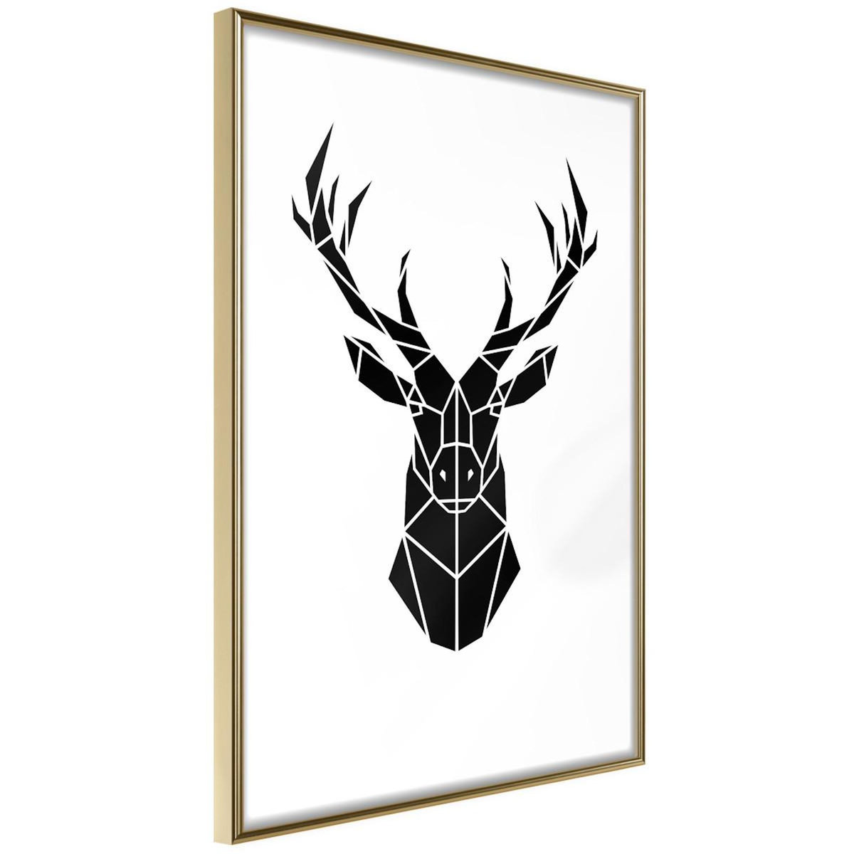 Paris Prix Affiche Murale Encadrée  Geometric Stag