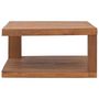 Voir la diapositive 2 : VIDAXL Table basse 65x65x33 cm Bois de teck solide