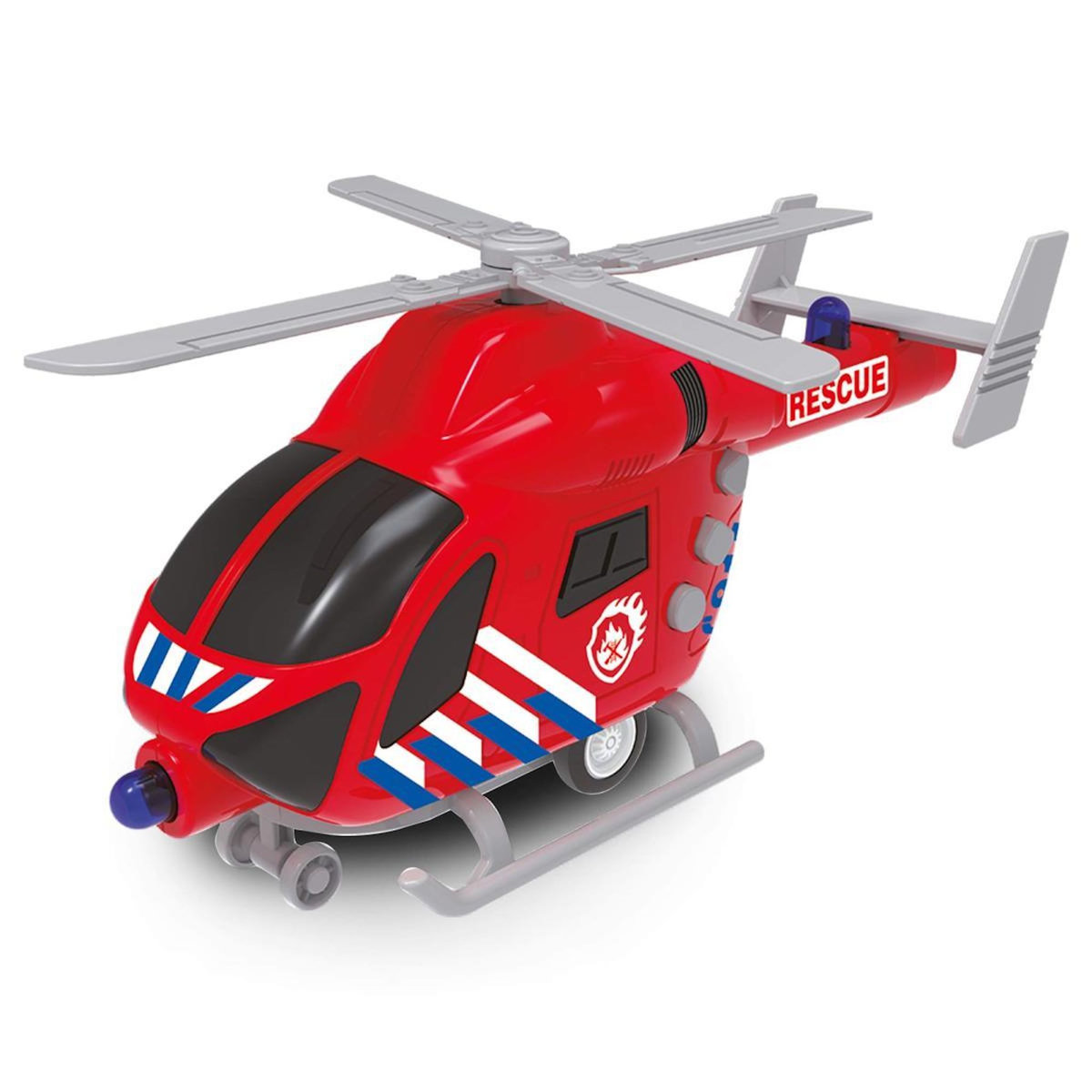 MGM Hélicoptere de Secours -  Véhicule Friction  Sonore et Lumineux