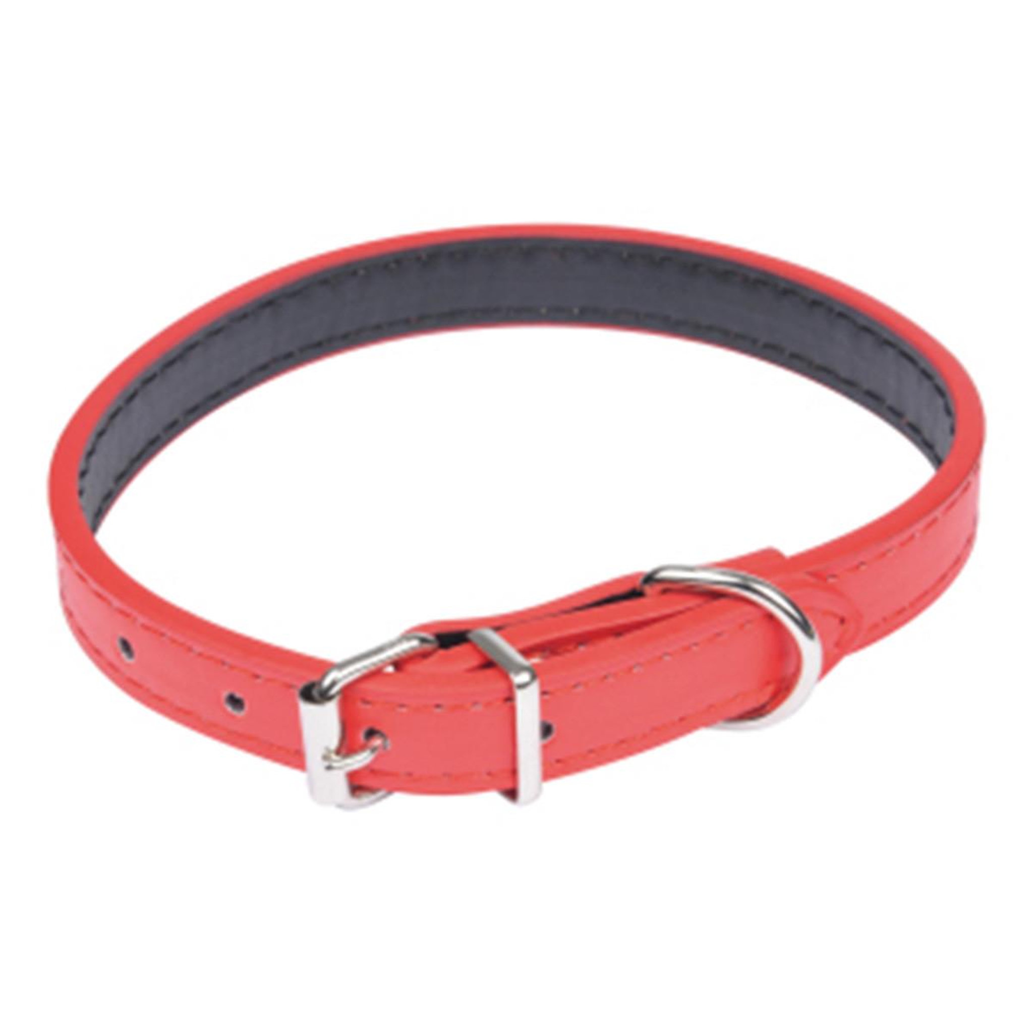 Voir la diapositive 1 : LOVE STORY Collier pour chien  design uni  30cm rouge