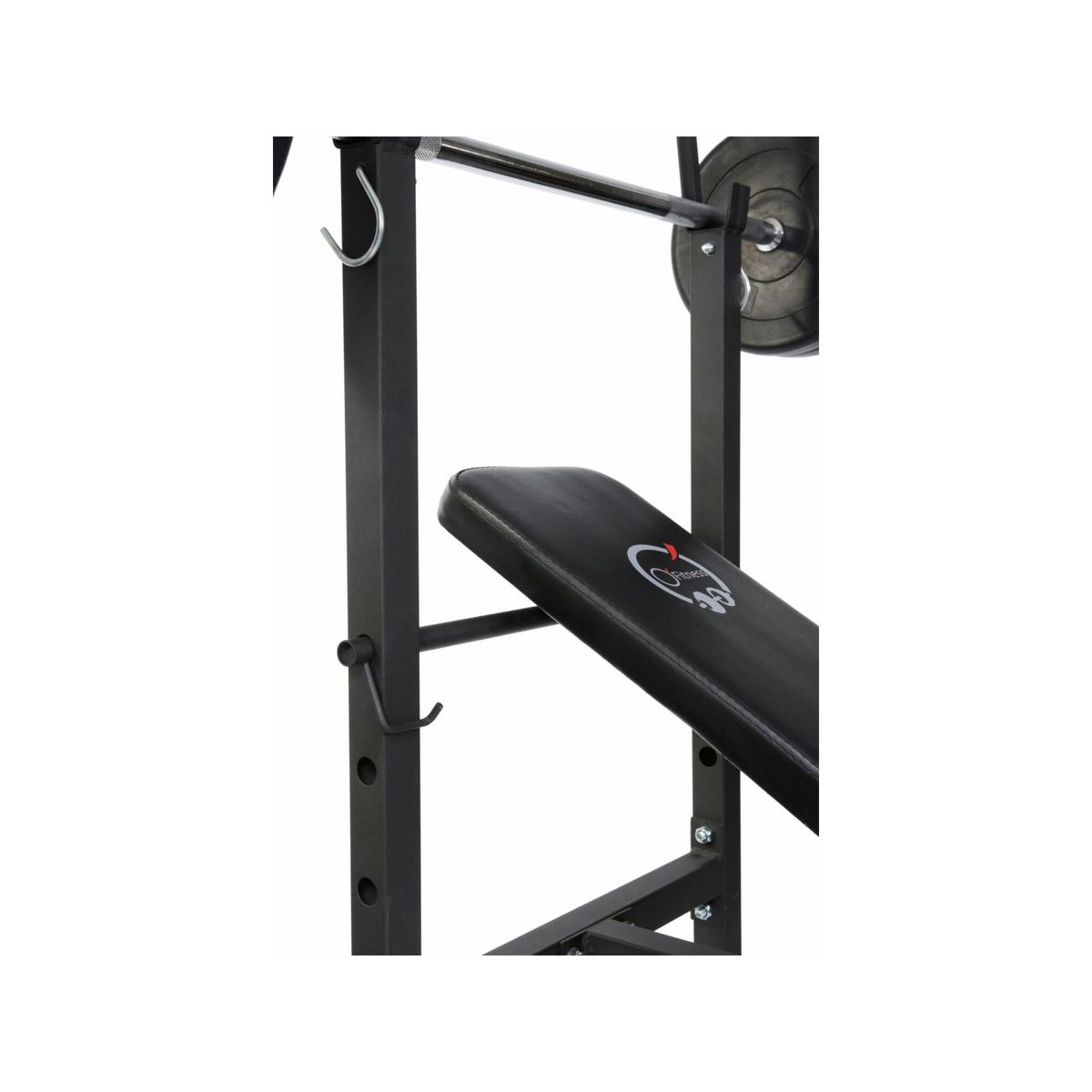 O'Fitness Banc de musculation avec poste jambe - Barre et 20 Kg de poids inclus - O'Fitness - Maison/appartement