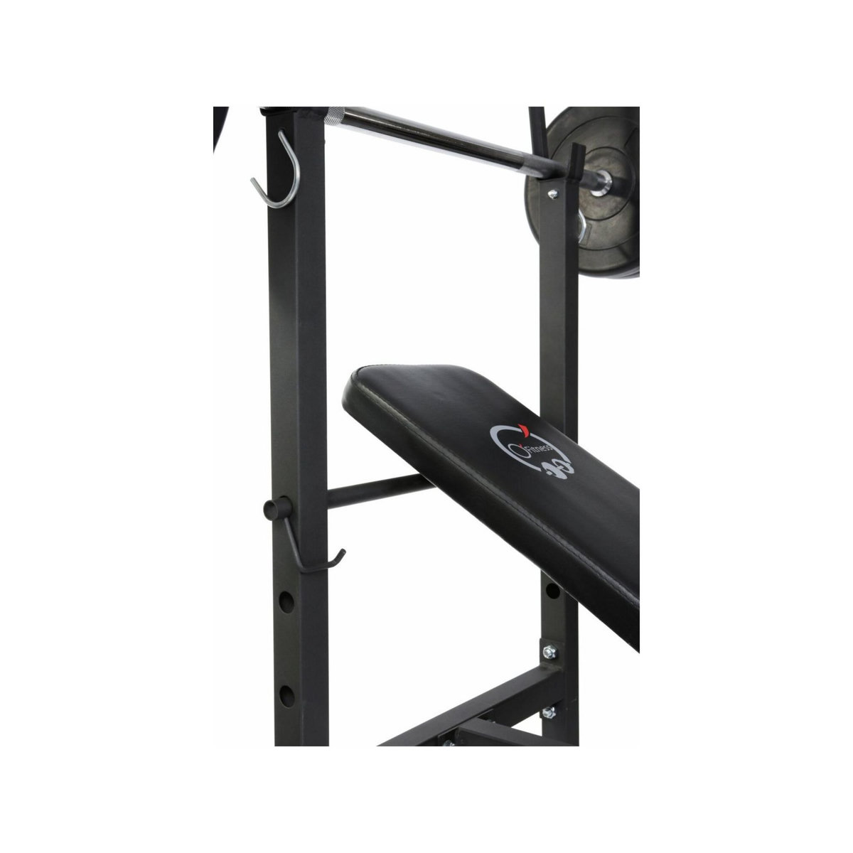 O'Fitness Banc de musculation avec poste jambe - Barre et 20 Kg de poids inclus - O'Fitness - Maison/appartement