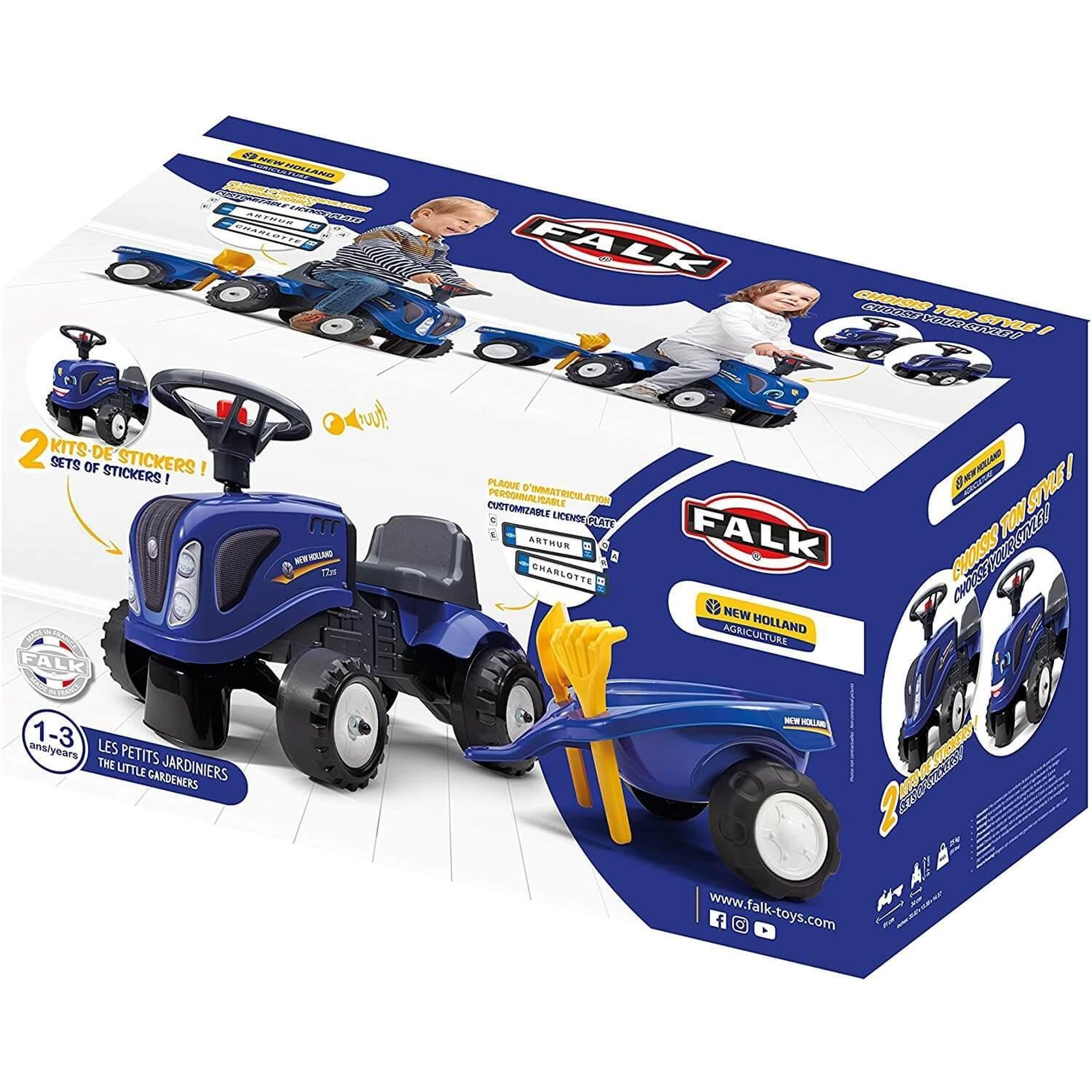 Voir la diapositive 3 : Falk / Falquet Porteur tracteur New Holland