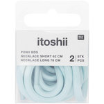 RICO DESIGN Itoshii pack 2 cordons 2 tailles bleu
