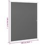 Voir la diapositive 6 : VIDAXL Moustiquaire pour fenetres Blanc 100x120 cm