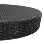 Voir la diapositive 5 : VIDAXL Ensemble de bar de jardin 5 pcs et coussins Resine tressee Noir