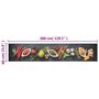 Voir la diapositive 6 : VIDAXL Tapis de cuisine lavable impression d'epices 60x300 cm velours