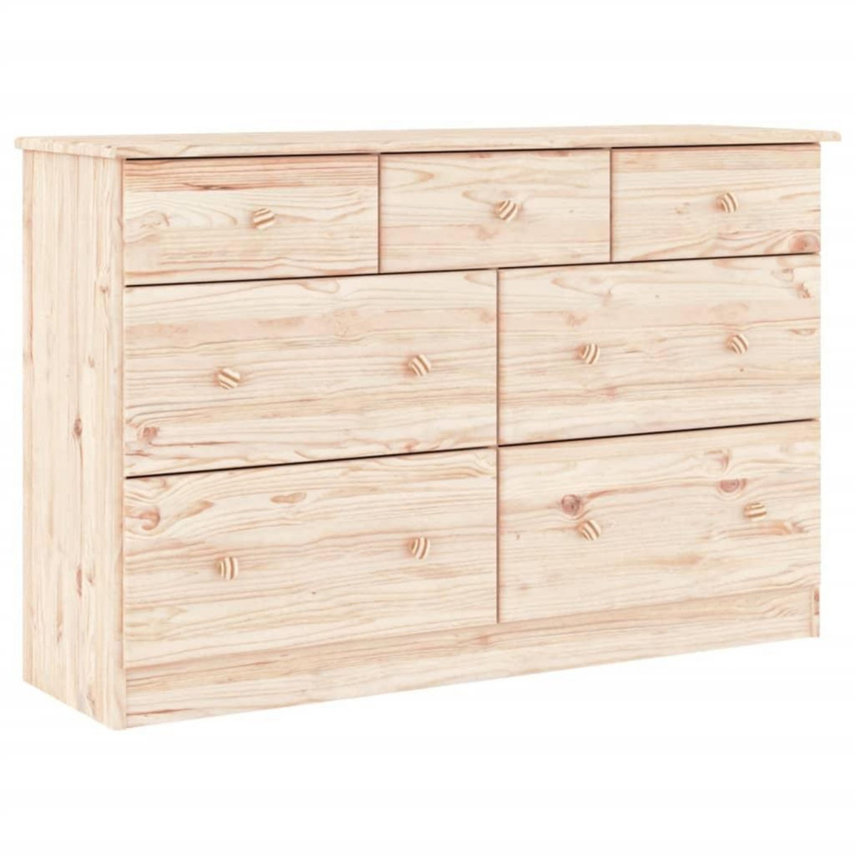 VIDAXL Commode ALTA 112x35x73 cm bois massif de pin
