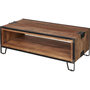 Voir la diapositive 2 : Paris Prix Table Basse en Bois  Manita  125cm Marron