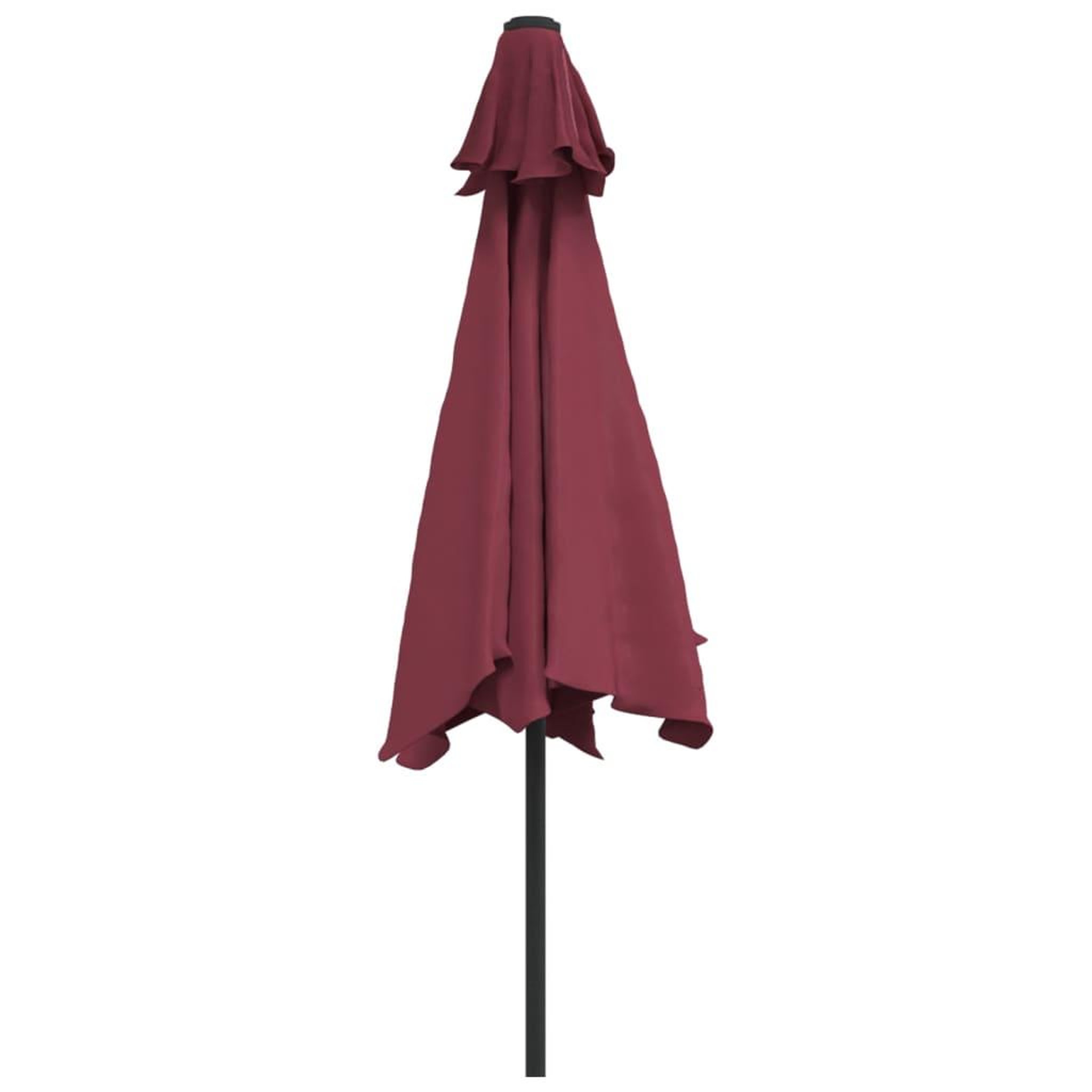 Voir la diapositive 4 : VIDAXL Parasol de jardin avec mat en metal rouge bordeaux 300 cm