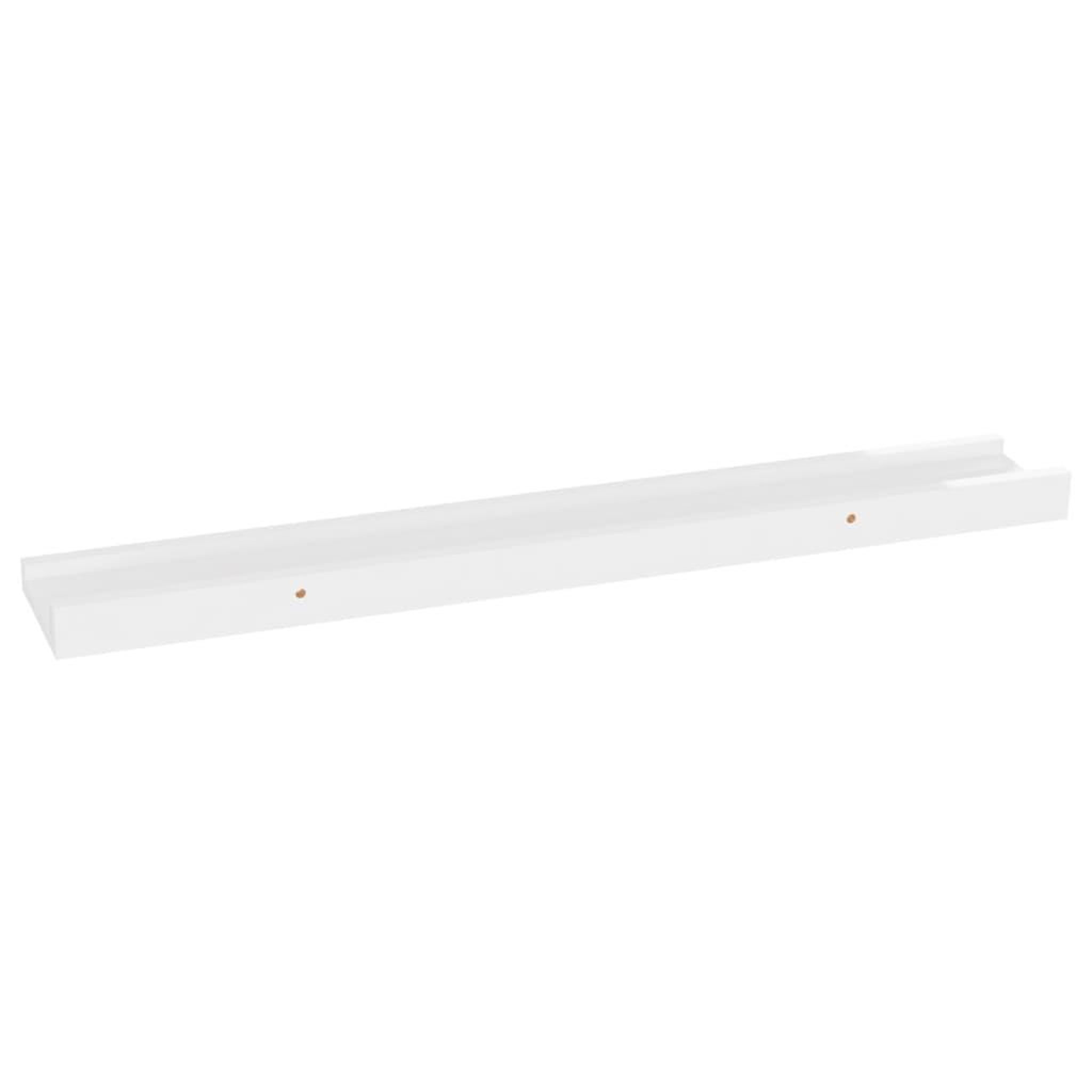 Voir la diapositive 4 : VIDAXL Etageres murales 2 pcs Blanc brillant 60x9x3 cm