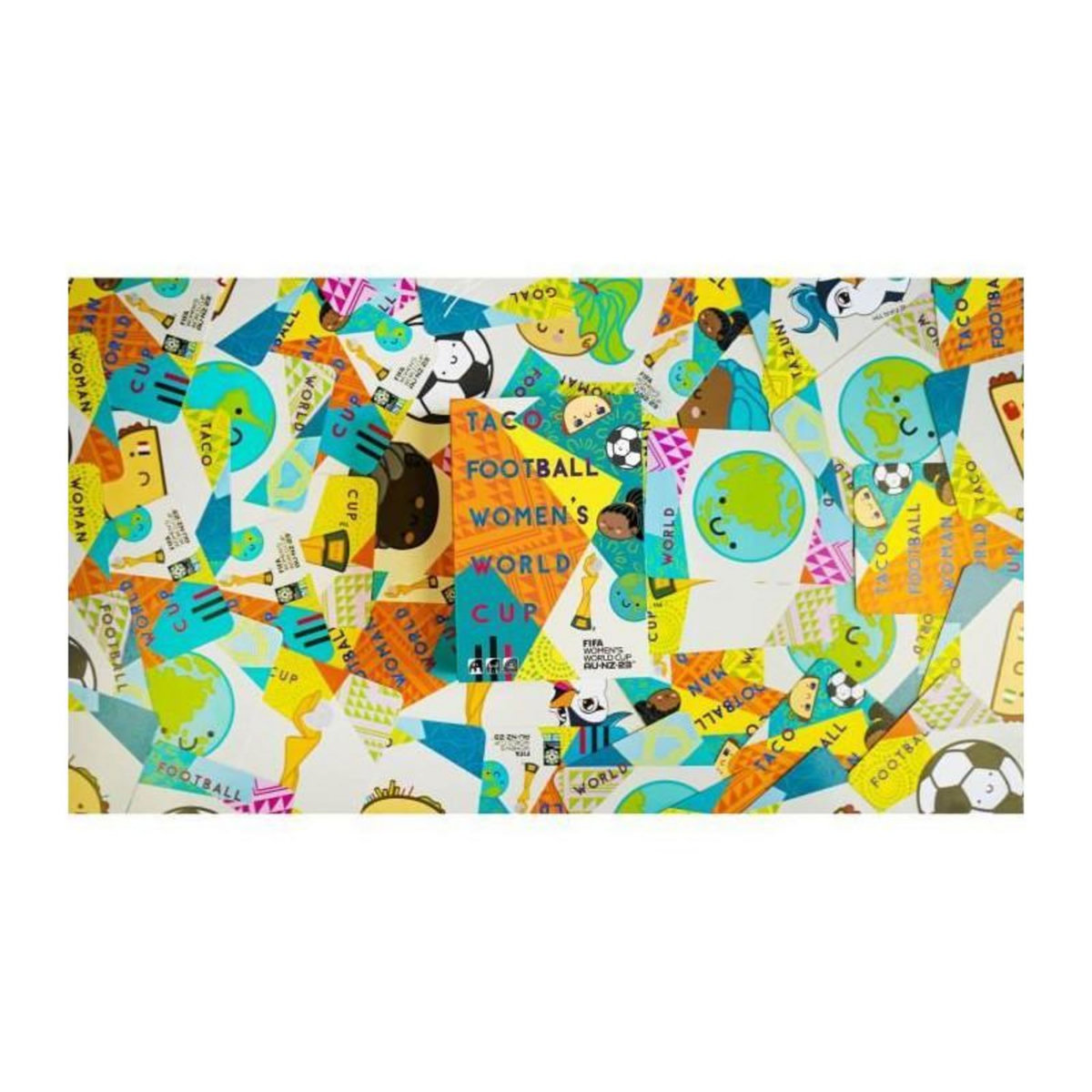 BLACKROCK Taco Football Women's World Cup - Jeu d'ambiance - BLUE ORANGE - Rapidité et observation - Des 8 ans