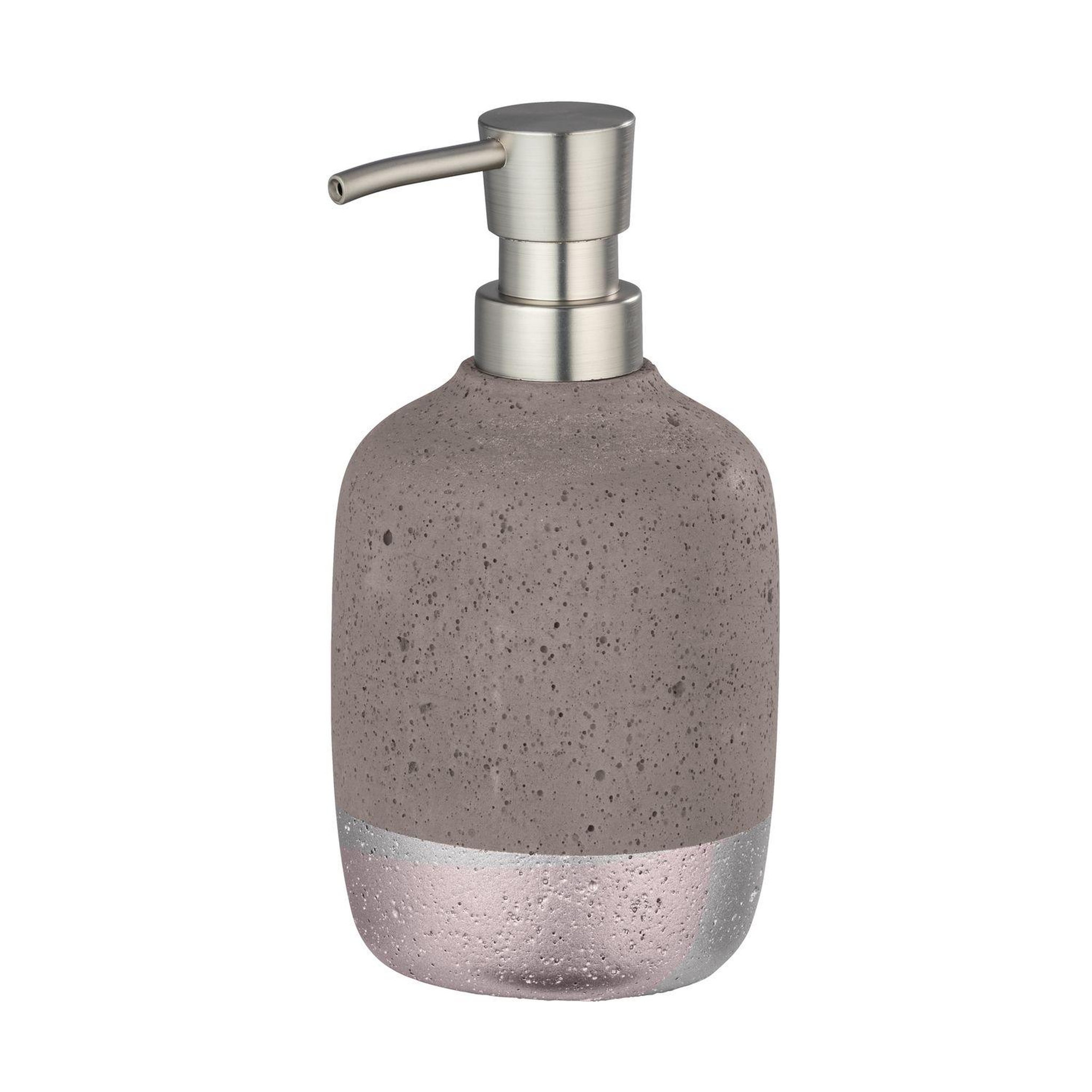 Wenko Distributeur de savon design mauve - gris rosé