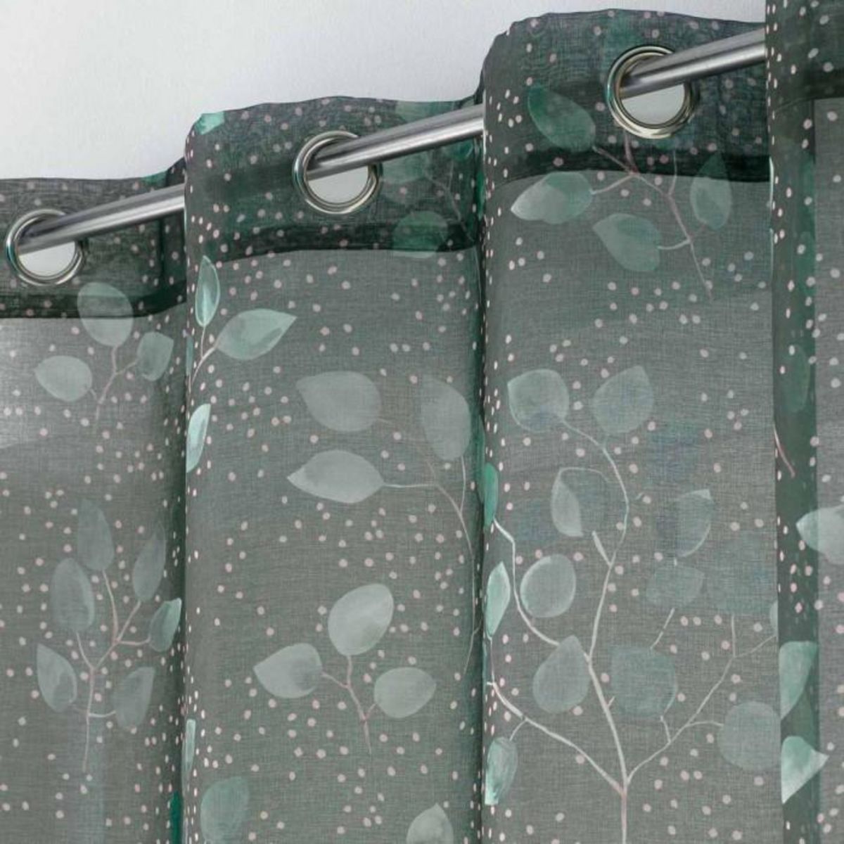 Paris Prix Rideau Voilage à Œillets  Antalya  140x240cm Kaki