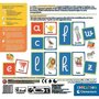 Voir la diapositive 2 : CLEMENTONI Montessori - Clementoni - Les lettres tactiles - Jeu éducatif pour apprendre l'alphabet - 26 cartes lettres rugeuses - Dés 3 a