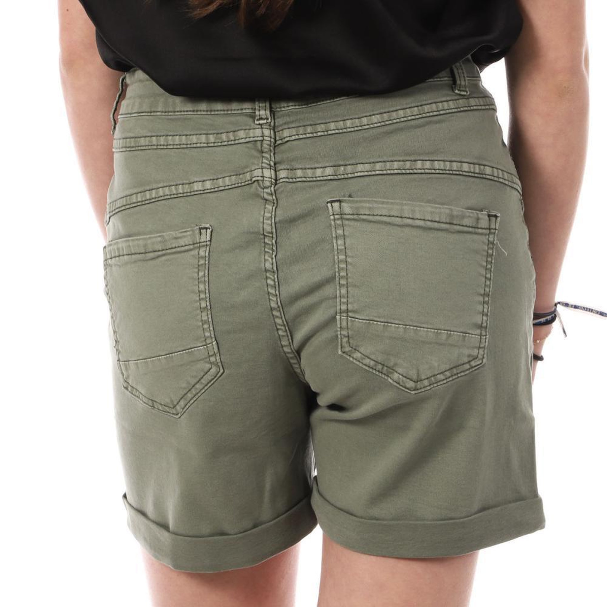 Voir la diapositive 2 : MONDAY PREMIUM Short Kaki Femme Monday Premium Please