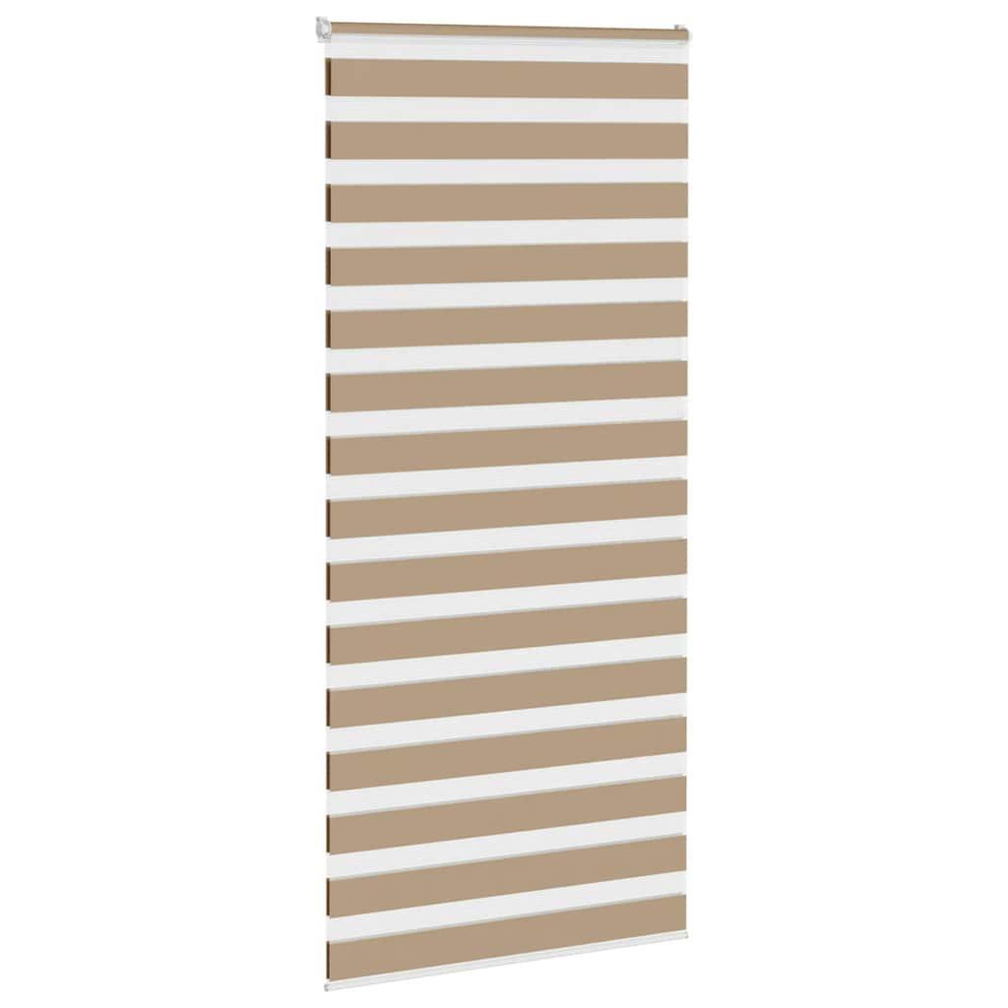 Voir la diapositive 3 : VIDAXL Store zebre marron sable largeur du tissu 110,9 cm polyester