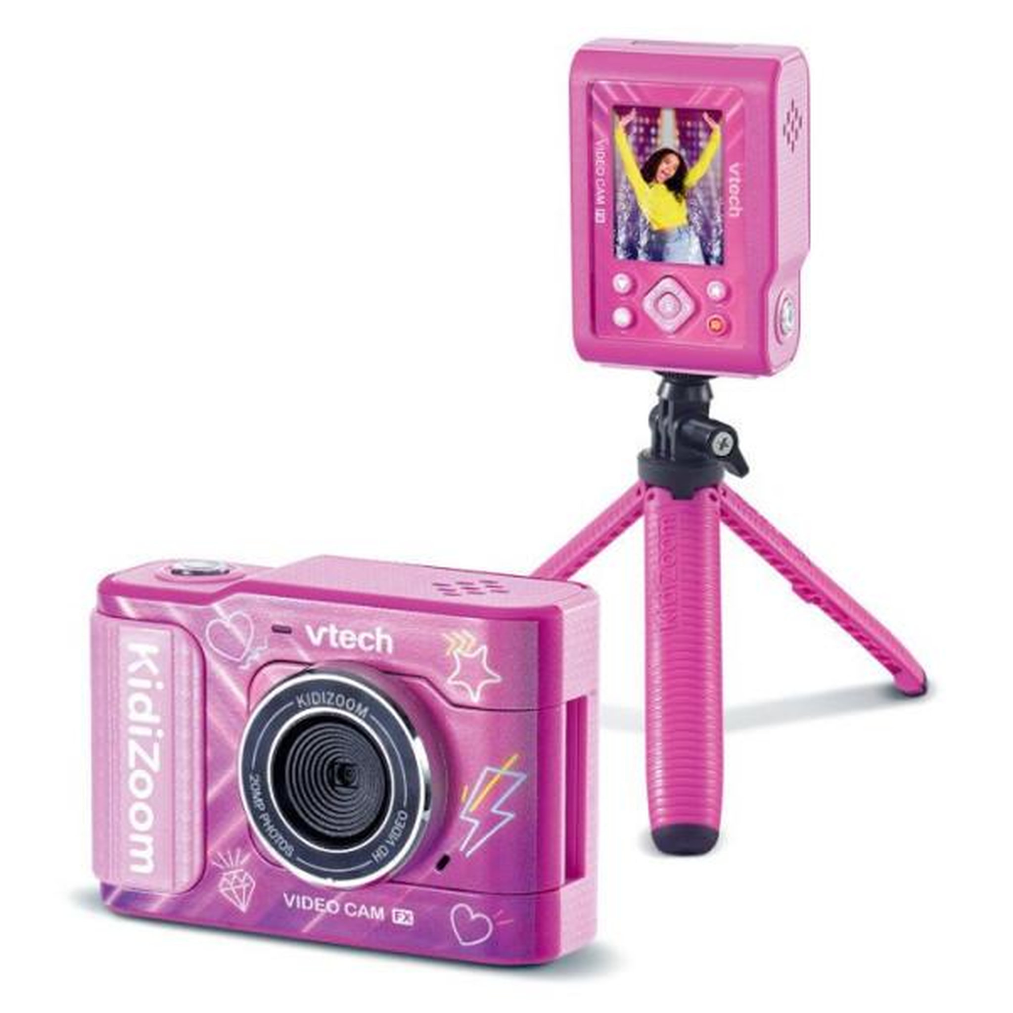 Voir la diapositive 5 : VTECH VTECH - KIDIZOOM VIDEO CAM FX ROSE - Rose