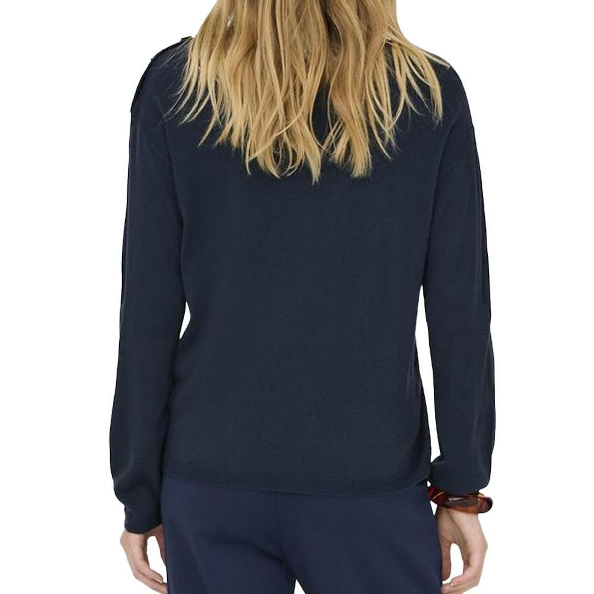 JACQUELINE DE YONG Pull Marine Femme JDY Laura