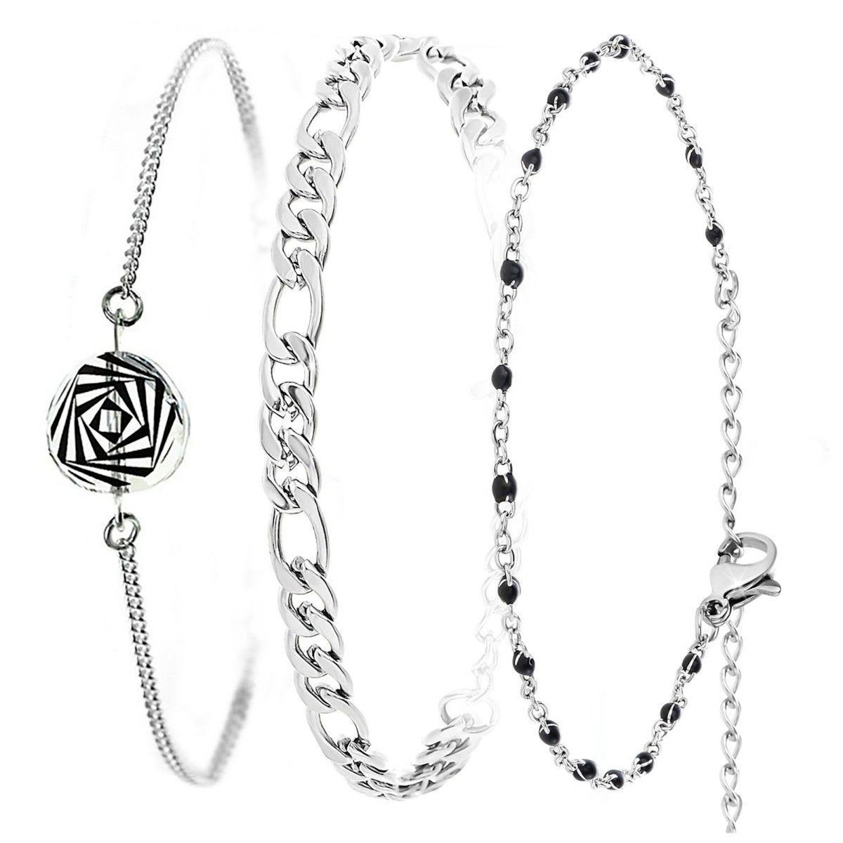 SC CRYSTAL Set de 3 bracelets par SC Crystal®