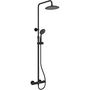 Voir la diapositive 3 : Aurlane Colonne de douche Thermostatique Arty Noir