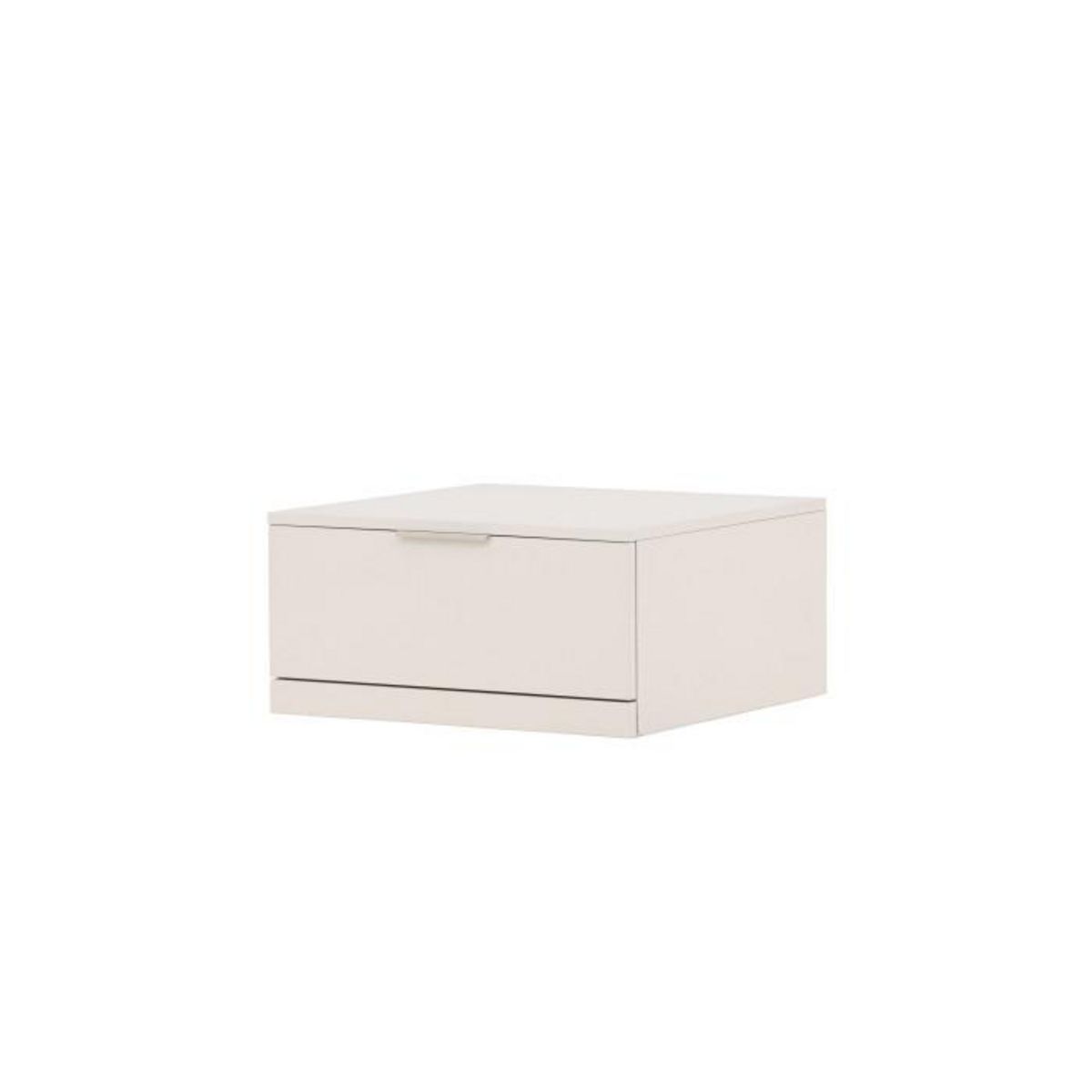 Paris Prix Table de Chevet 2 Tiroirs  Nice  29cm Beige