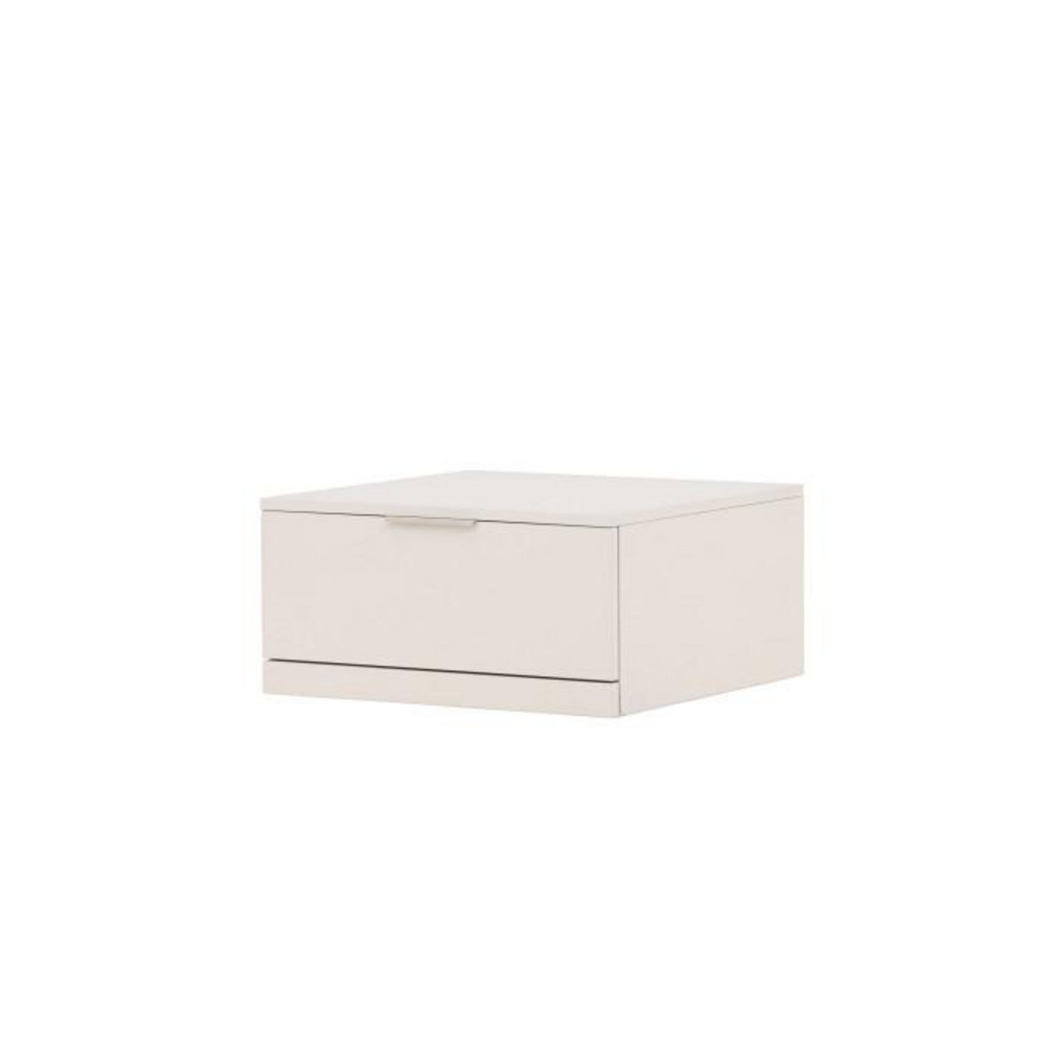 Paris Prix Table de Chevet 2 Tiroirs  Nice  29cm Beige