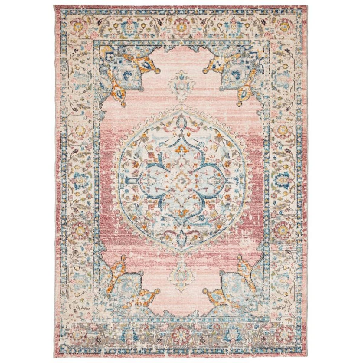 VIDAXL Tapis ARBIZU interieur exterieur design vintage 240x340 cm