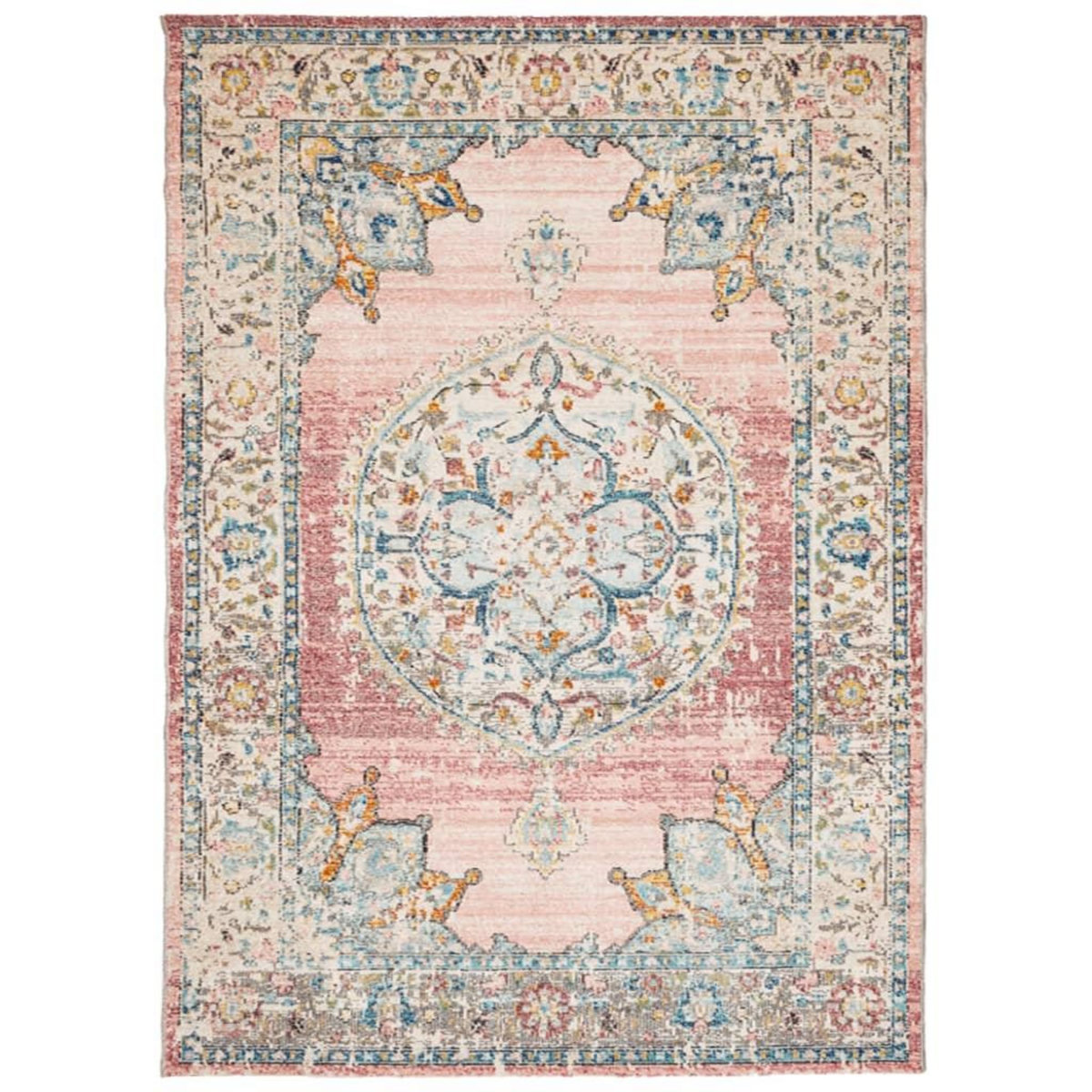 VIDAXL Tapis ARBIZU interieur exterieur design vintage 240x340 cm