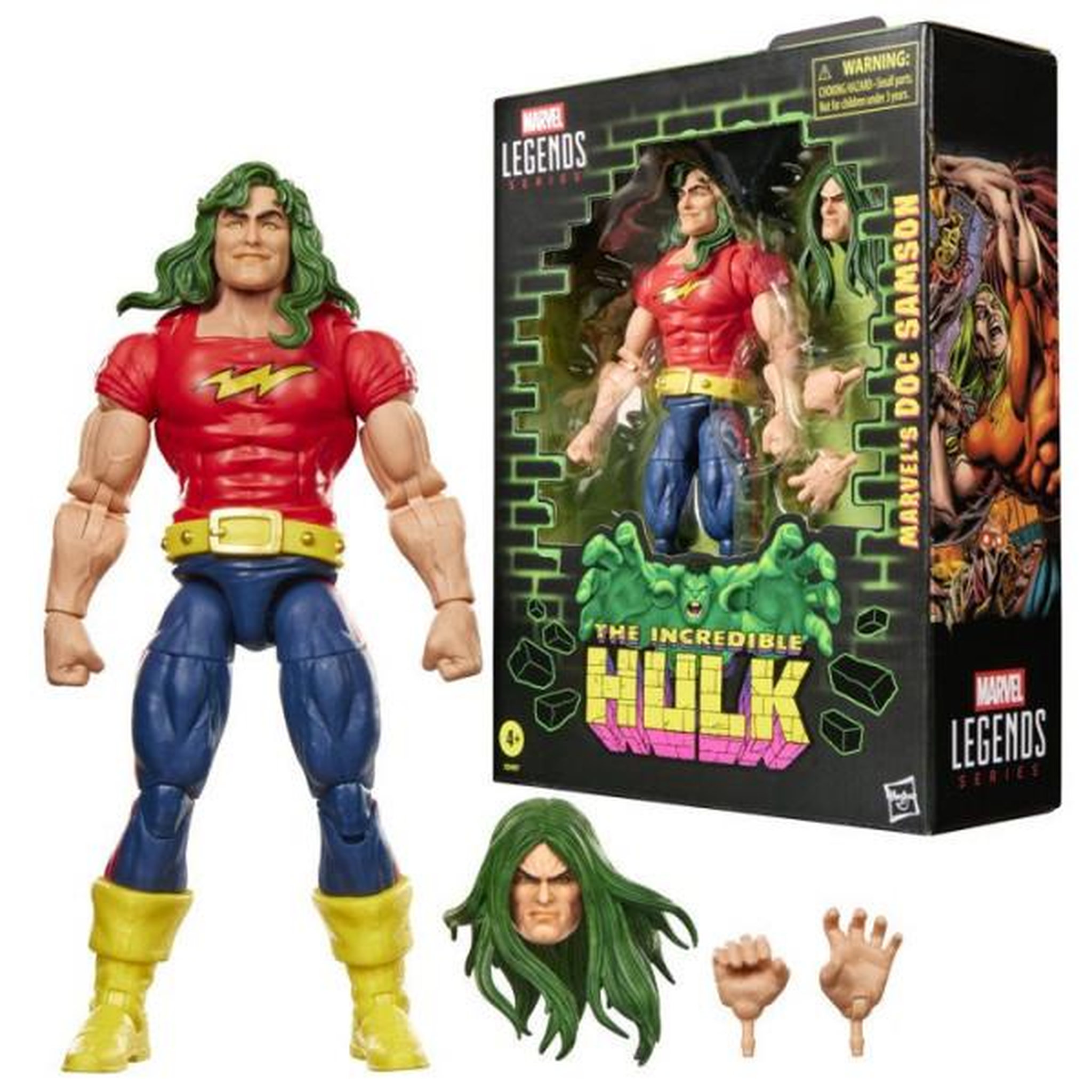 HASBRO Figurine Marvel's Doc Samson de 15 cm inspirée des bandes dessinées l'Incroyable Hulk, Figurine de collection, Marvel Legends