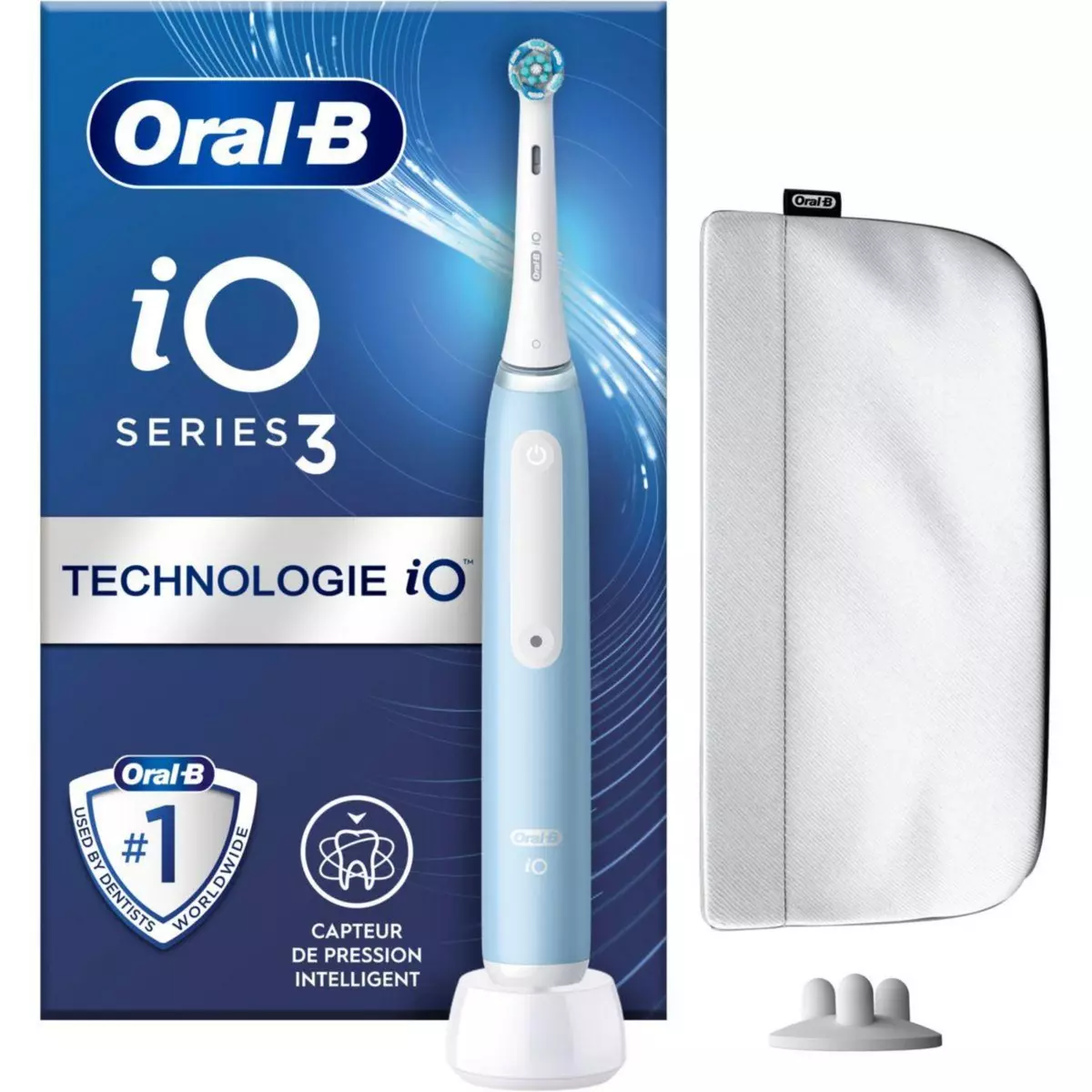 ORAL B Brosse à dents électrique iO 3 Bleue Edition cadeau